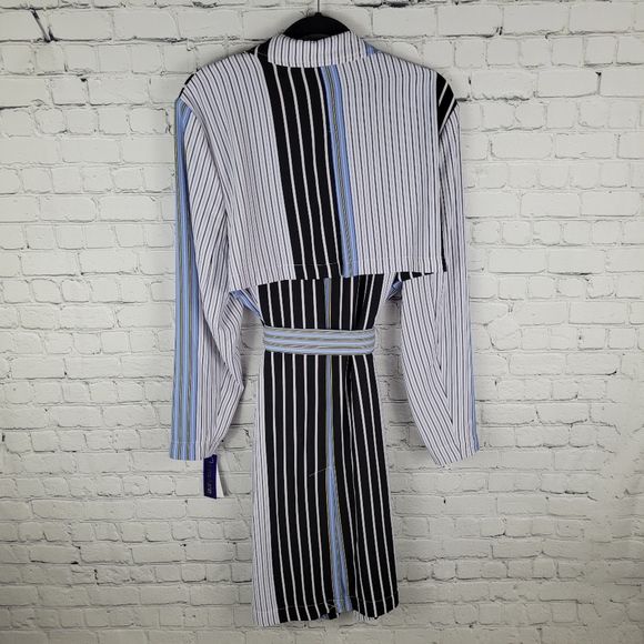 NYGARD | Missy striped belted light true wrap jacket - Picture 5 of 7